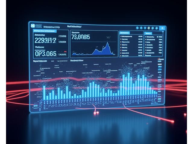 Data analytics dashboard showing ticket sales trends and attendee demographics